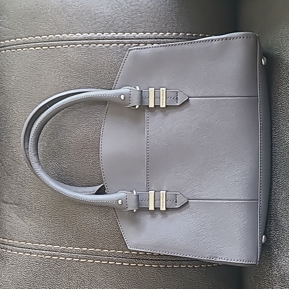 Tignanello Carryall Satchel in Dark Grey